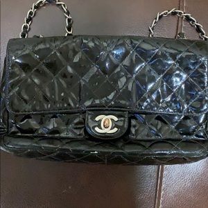 100% Vintage Patent Leather Chanel Classic